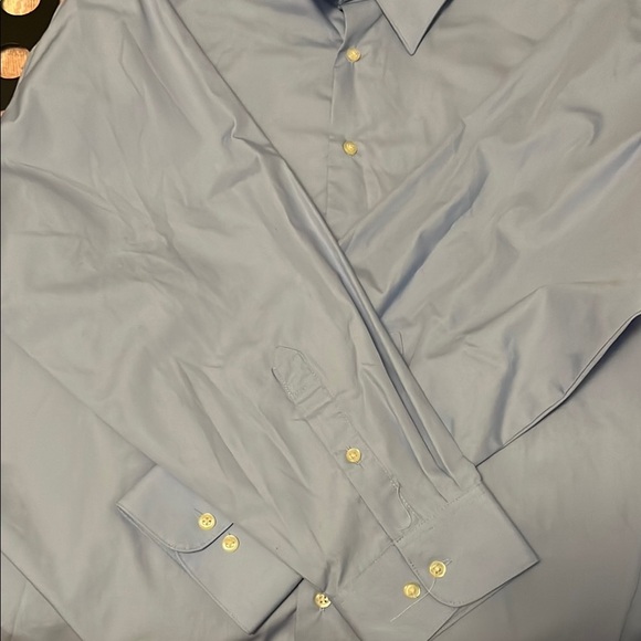 Van Heusen Blue Dress Shirt Classic Professional Style - Picture 6 of 9